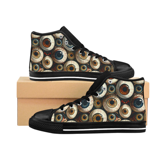 Colorful Eyeballs - Men's Classic High Top Sneakers