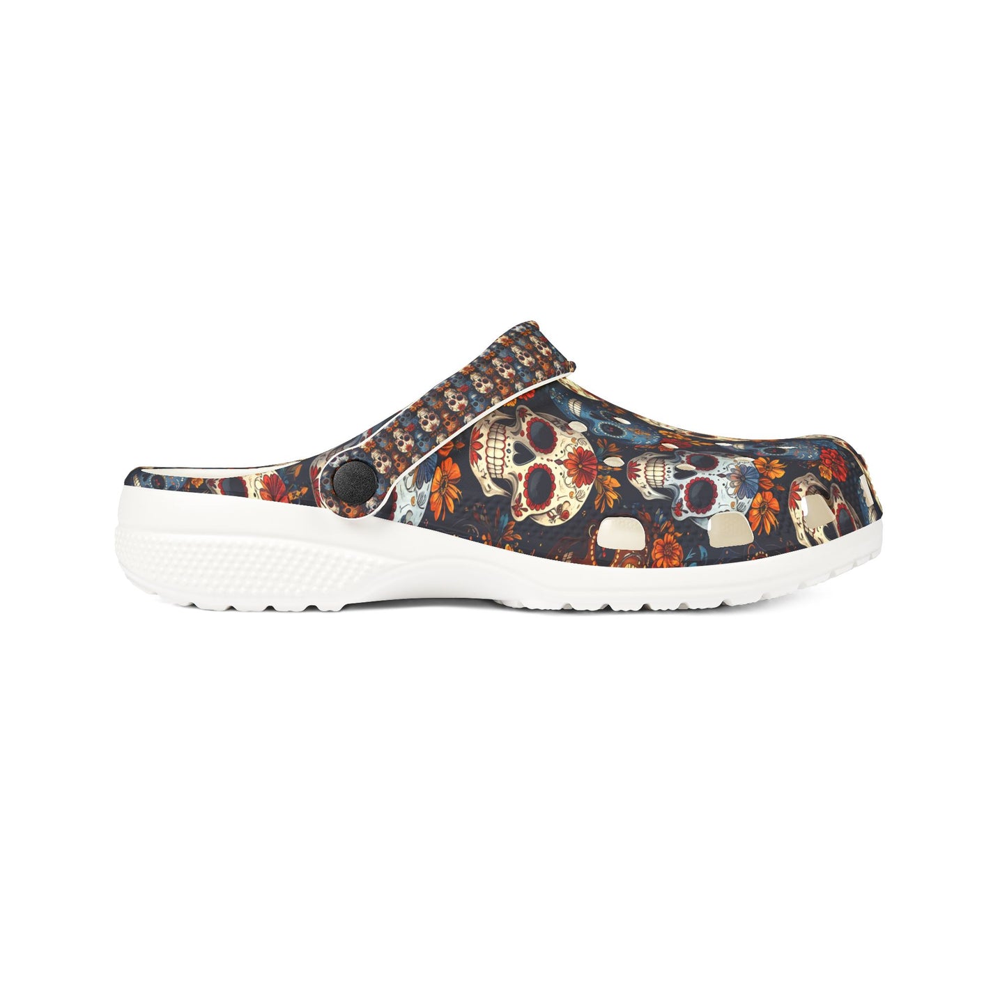 Sugar Skulls & Marigolds Unisex Clogs