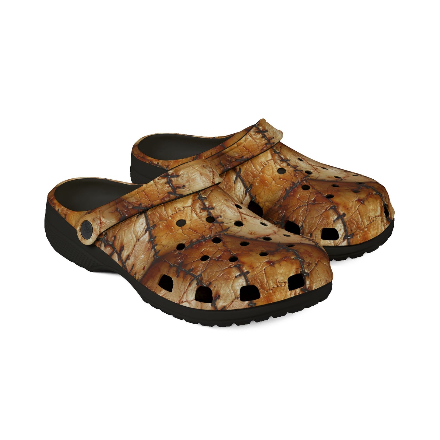 Stitched Flesh Clogs