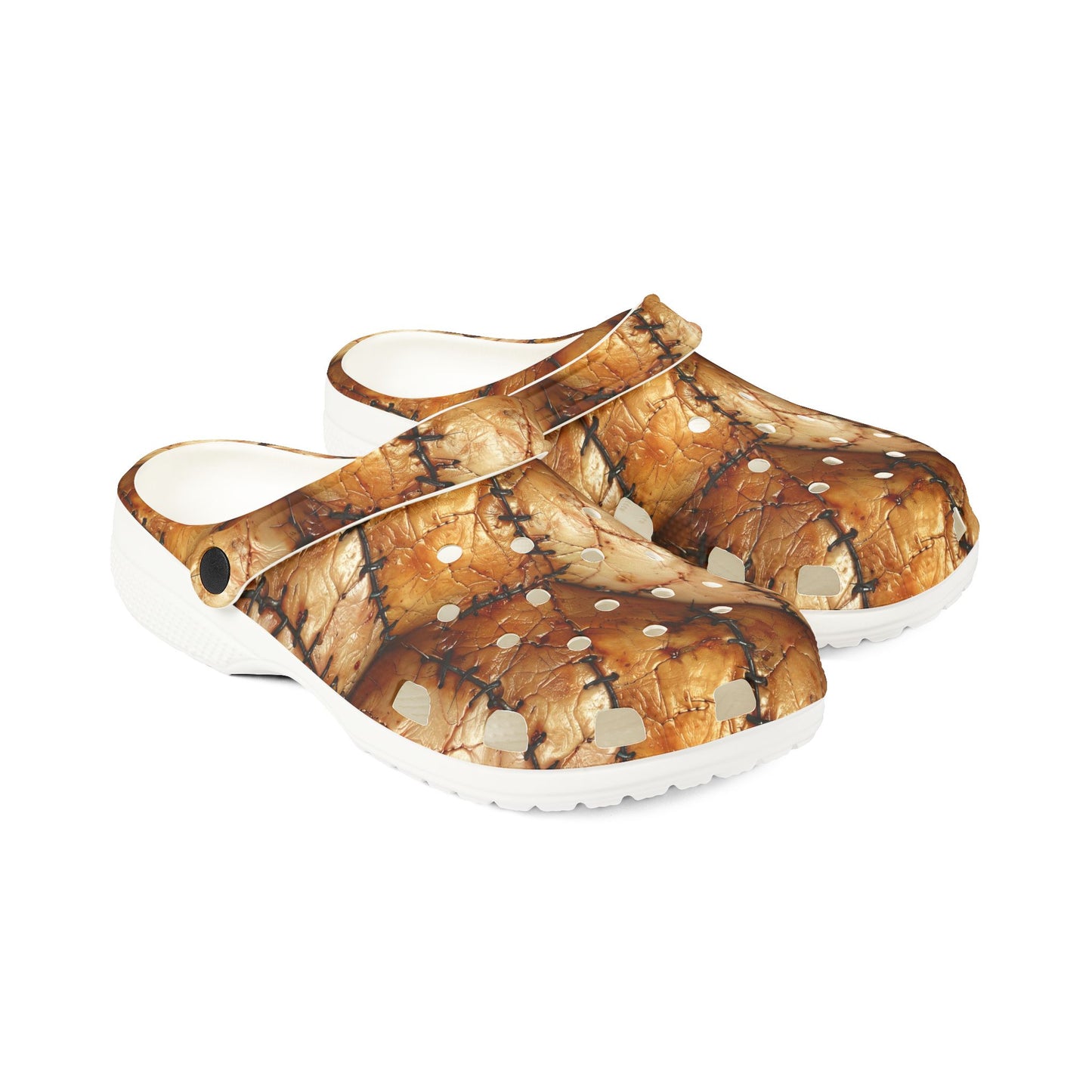 Stitched Flesh Clogs