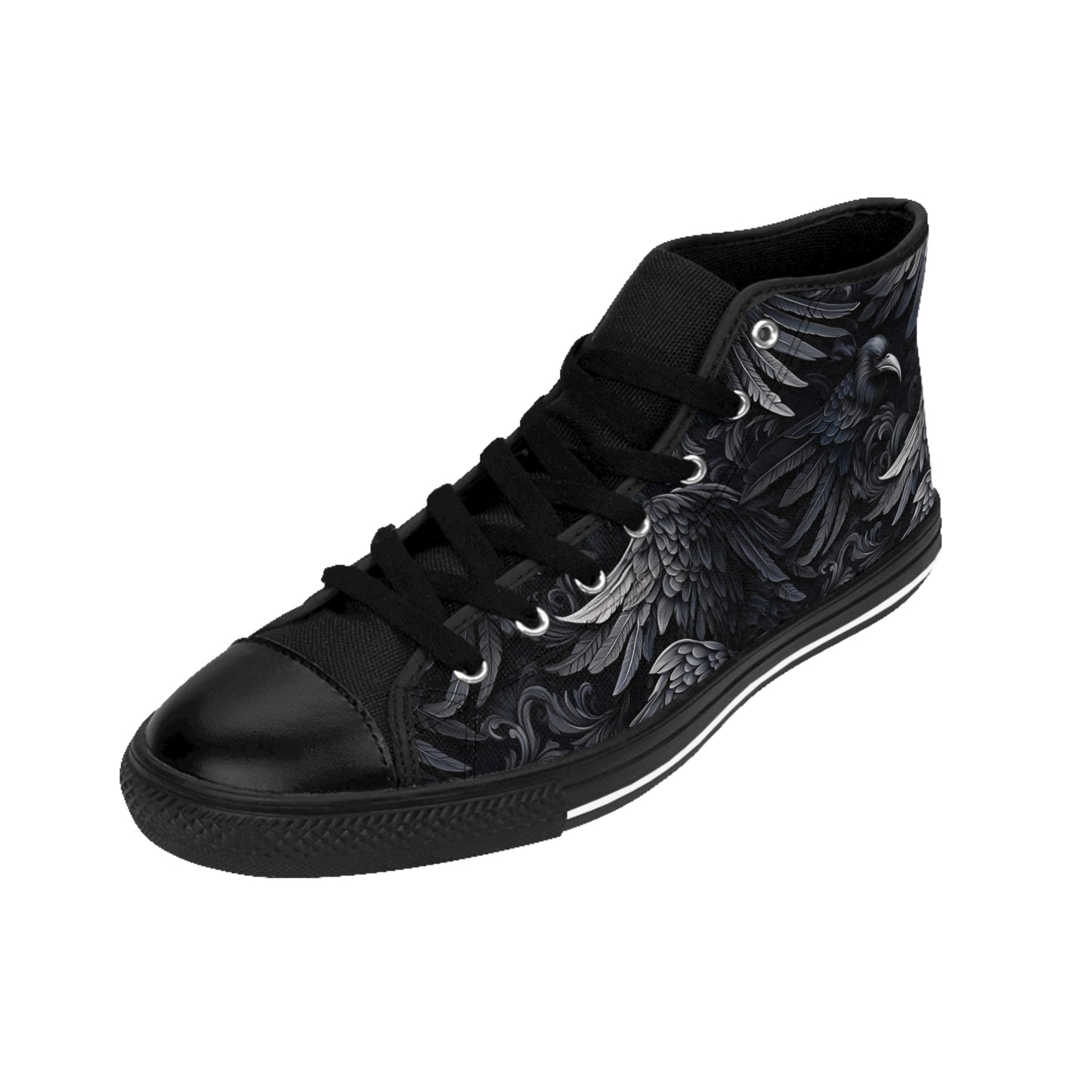 Dark Ravens - Men's Classic High Top Sneakers