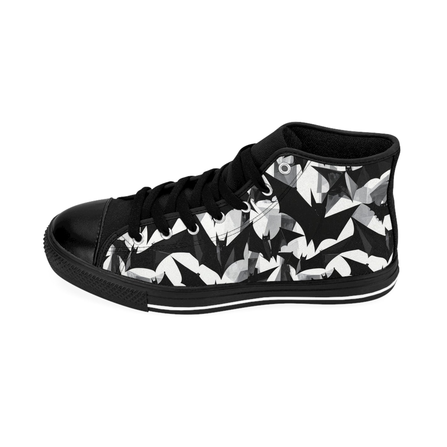 Bat Cubism - Women's Classic High Top Sneakers