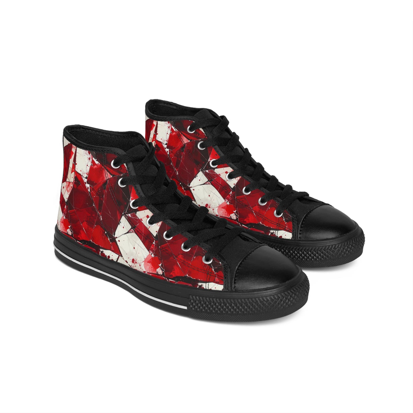 Bloody Glass Shards - Men's Classic High Top Sneakers