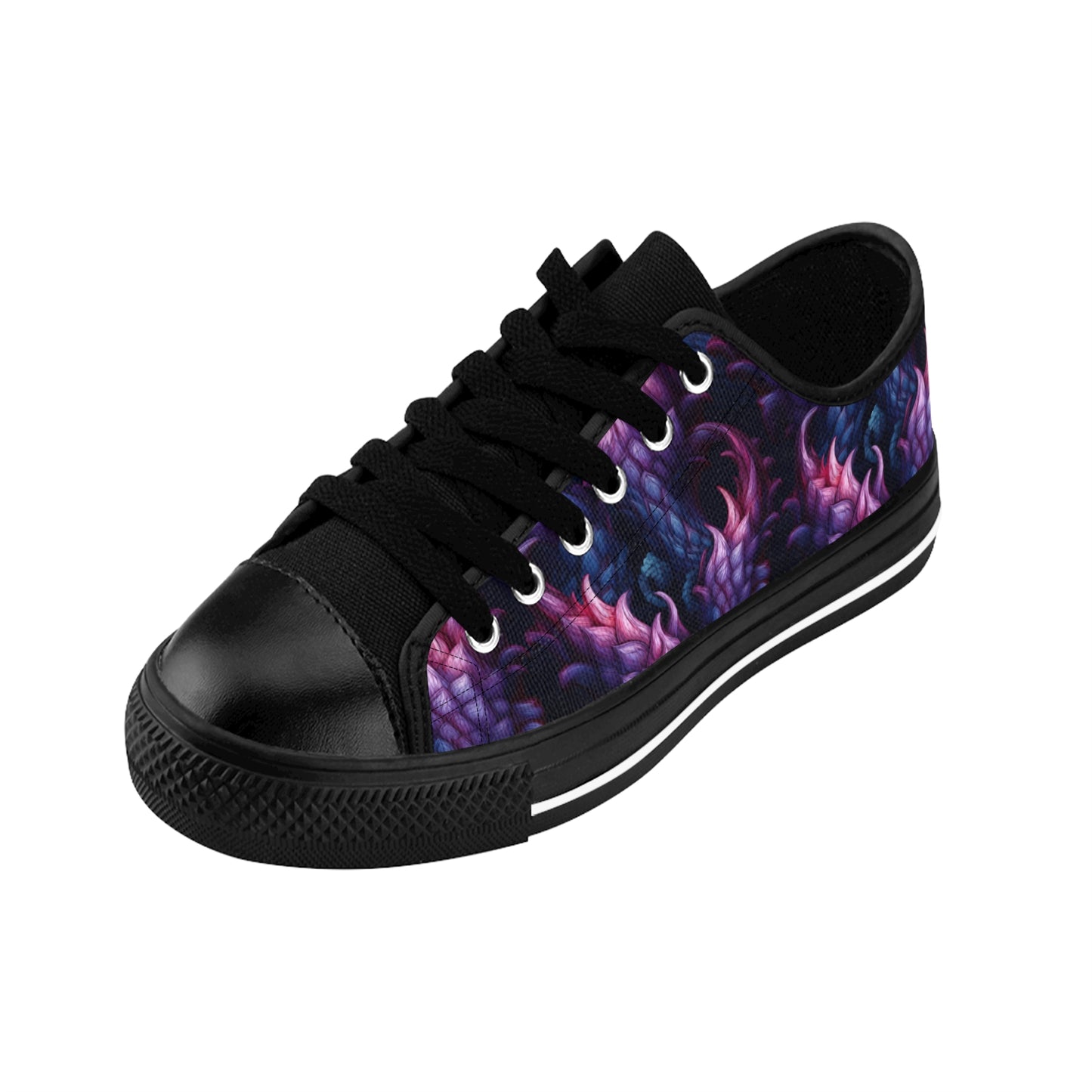 Pink & Purple Spiky Tentacles - Women's Classic Low Top Sneakers