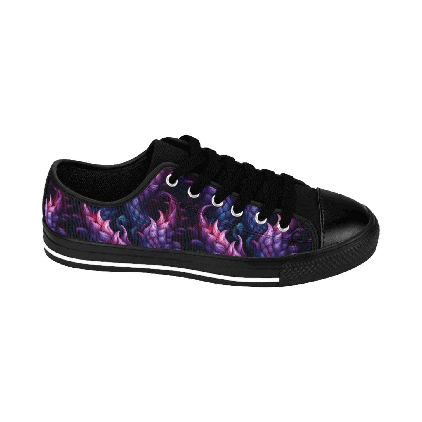 Pink & Purple Spiky Tentacles - Women's Classic Low Top Sneakers