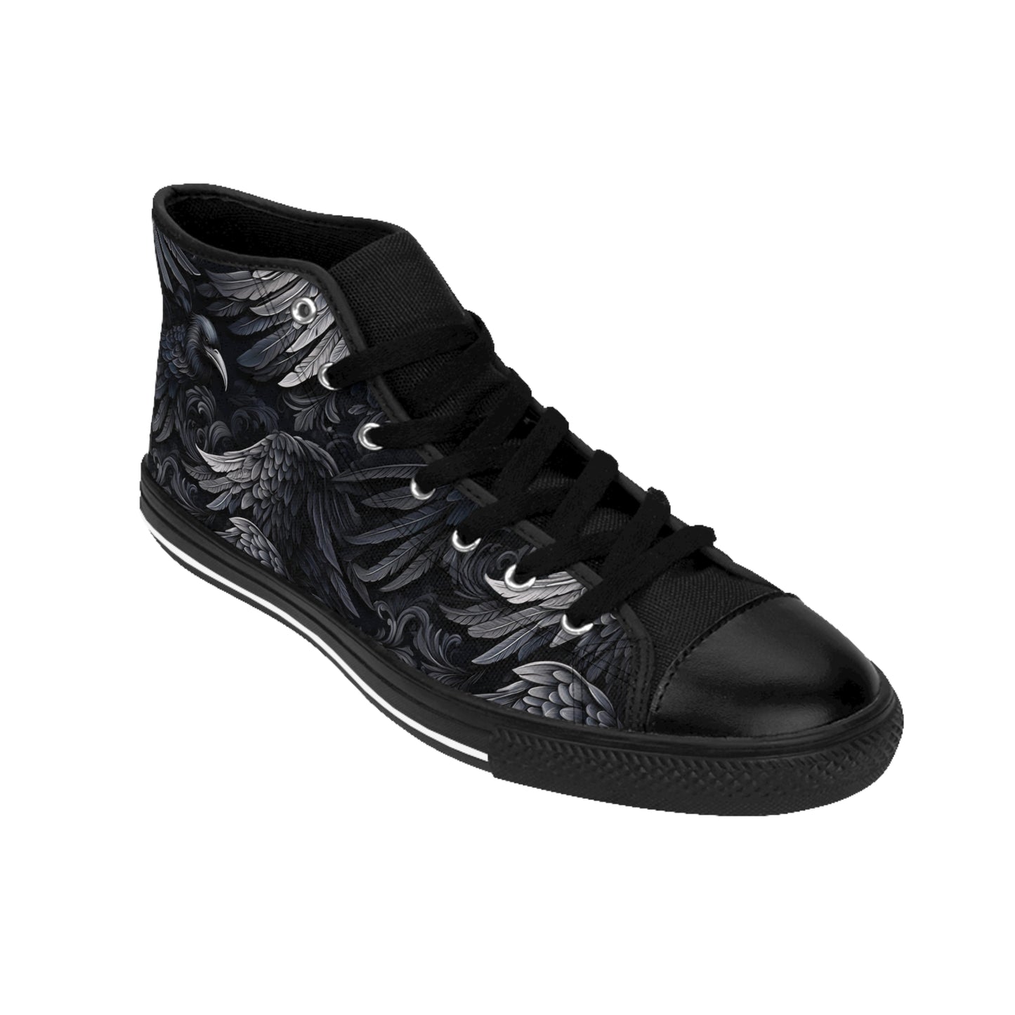 Dark Ravens - Men's Classic High Top Sneakers
