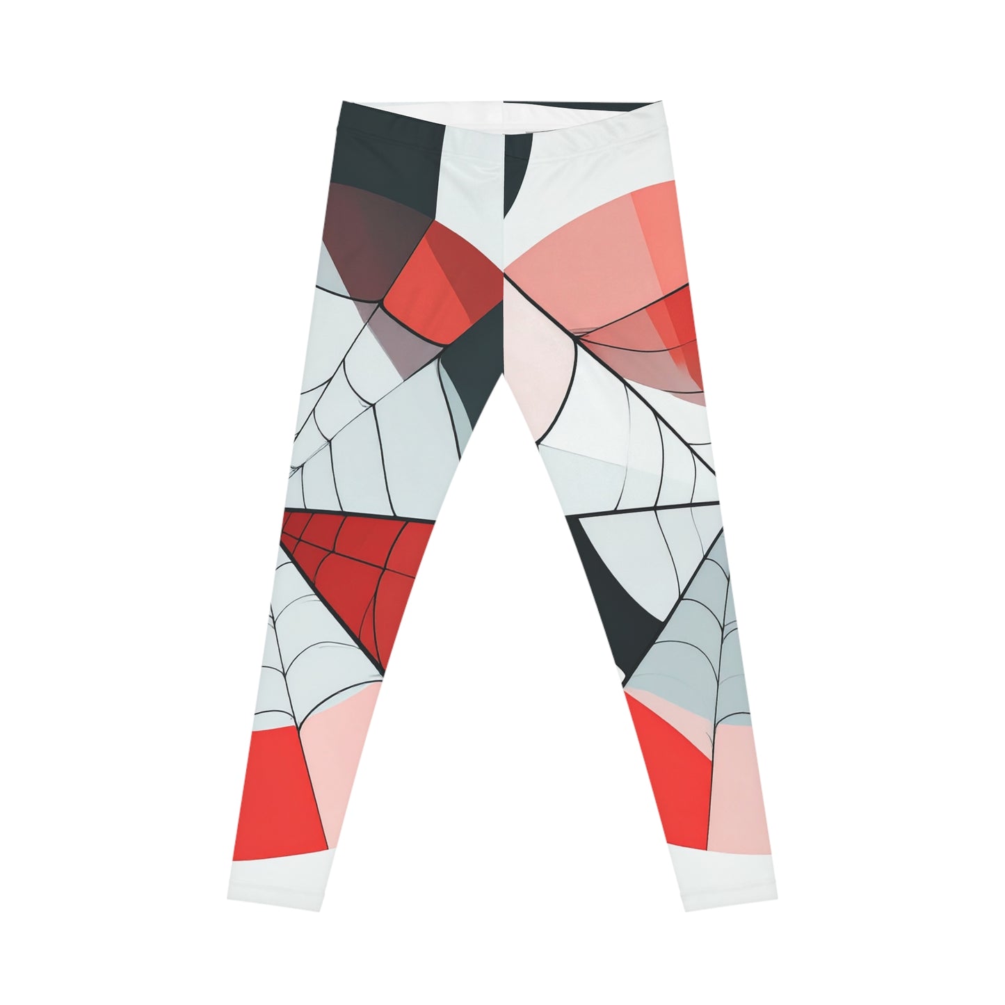 Spiderweb Cubist Art Leggings