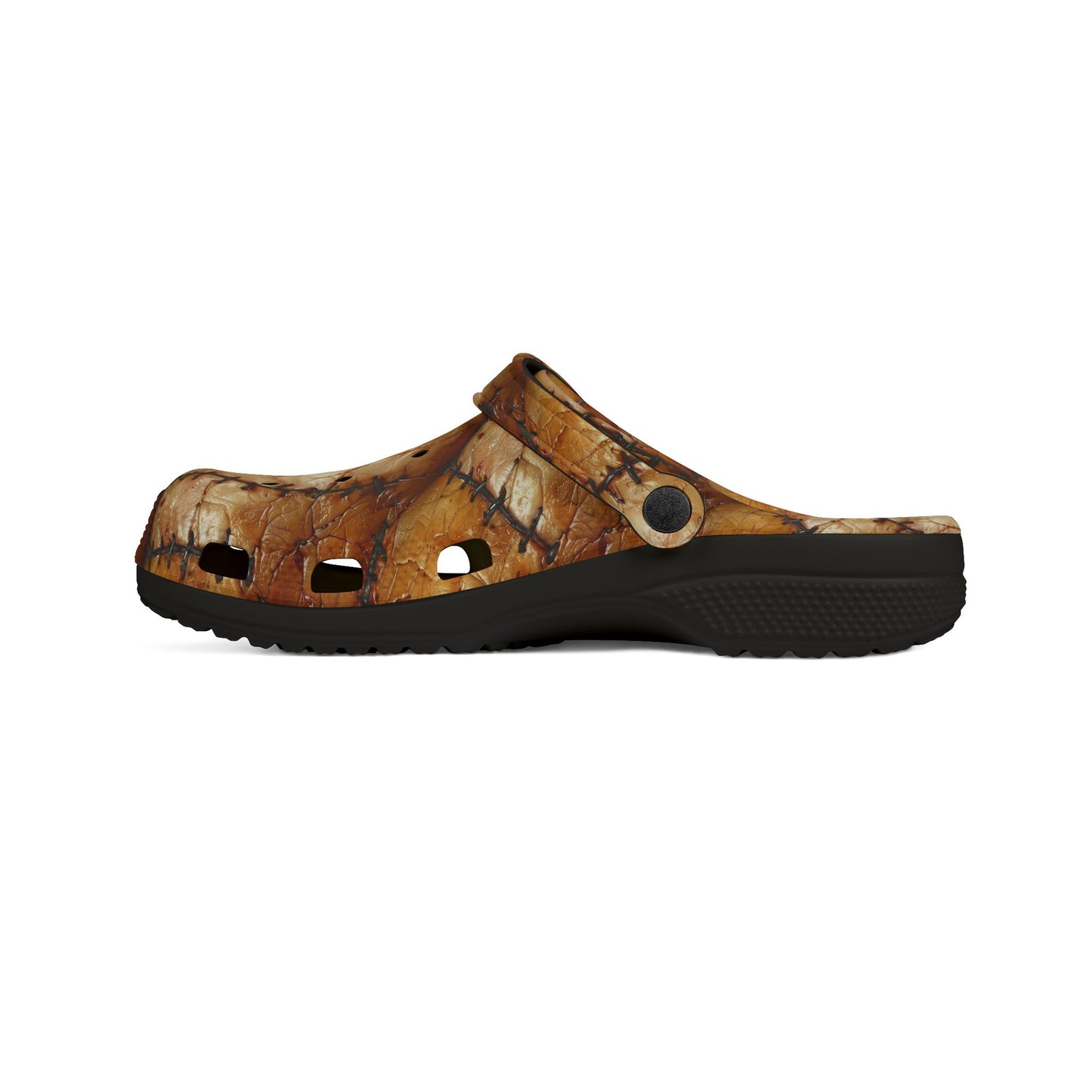 Stitched Flesh Clogs