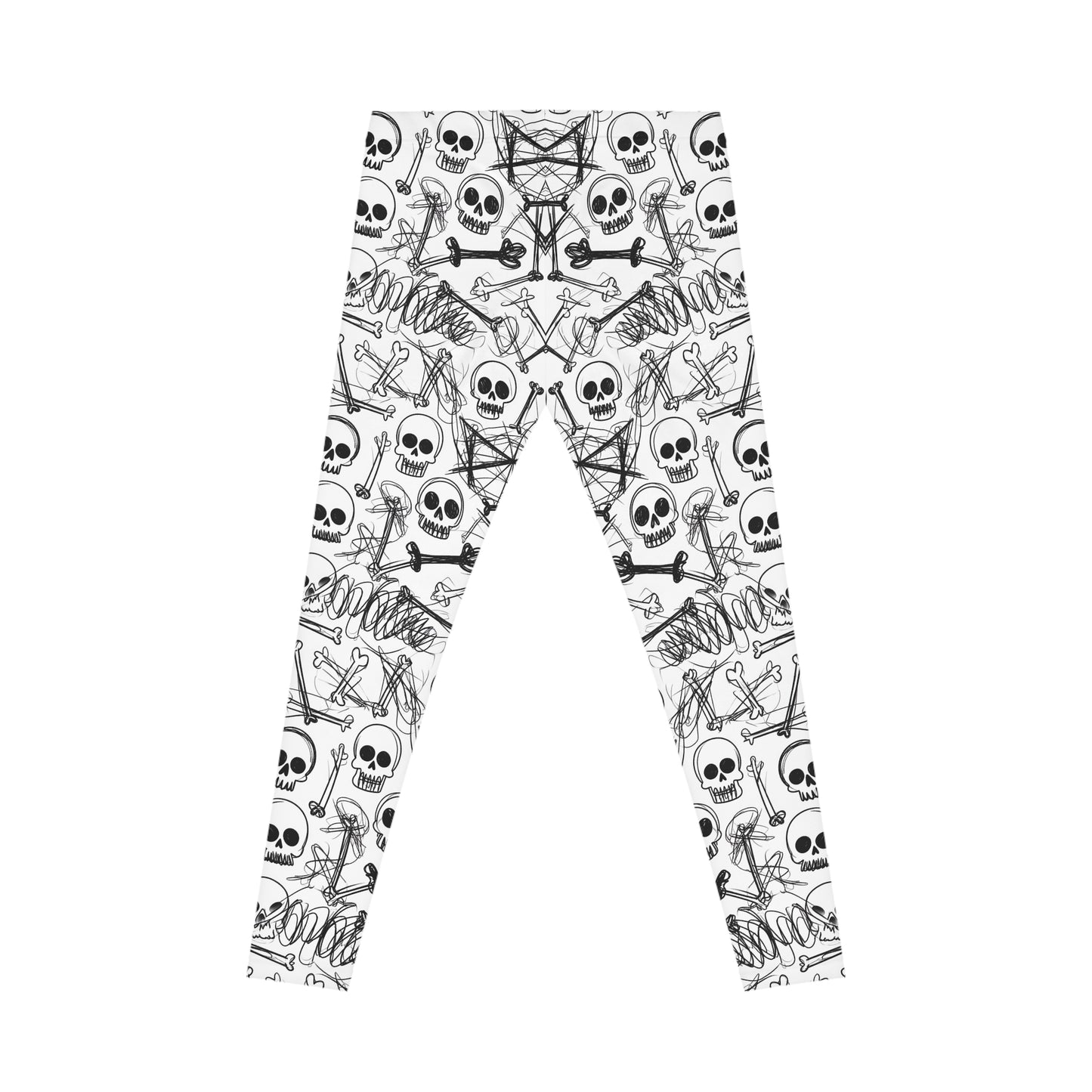 Doodle Skulls Leggings