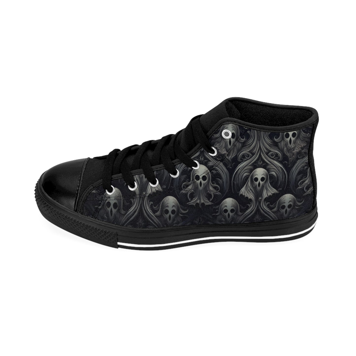 Art Nouveau Ghosties - Men's Classic Hight Top Sneakers