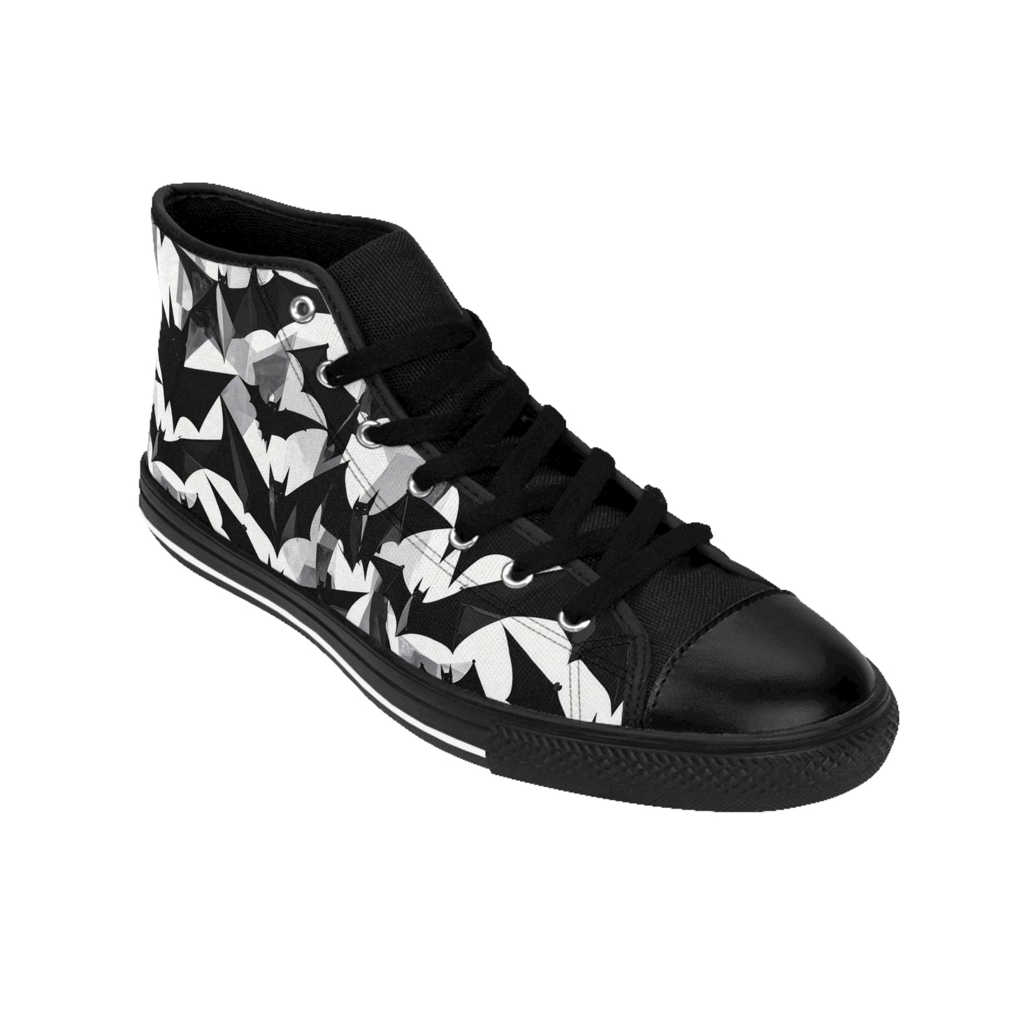 Bat Cubism - Women's Classic High Top Sneakers