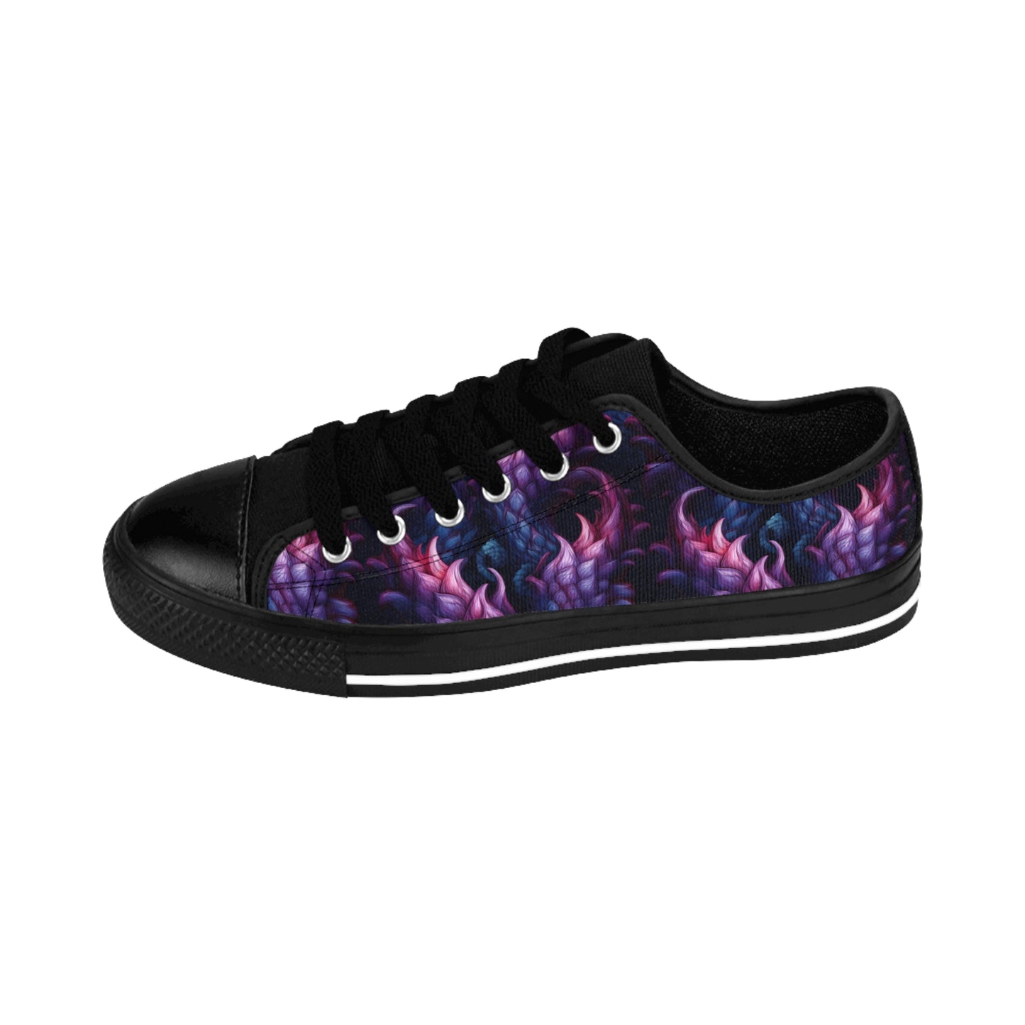 Pink & Purple Spiky Tentacles - Women's Classic Low Top Sneakers