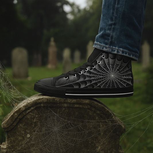 Spiderwebs - Men's Classic High Top Sneakers