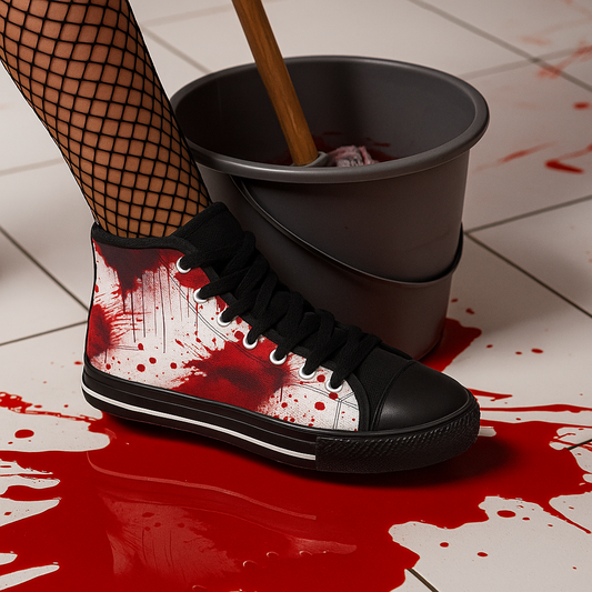 Blood Stained Women's Classic High-Top Sneakers
