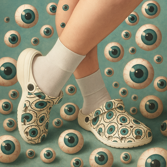 Watching You From Below - Platform Clogs for Anyone