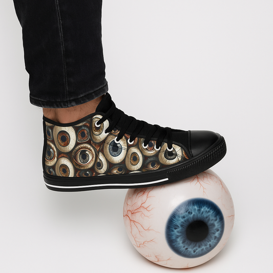 Colorful Eyeballs - Men's Classic High Top Sneakers