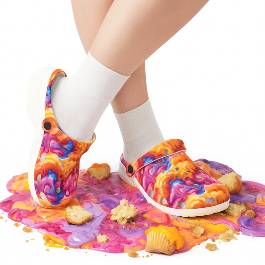 Melted Frosting Unisex Clogs