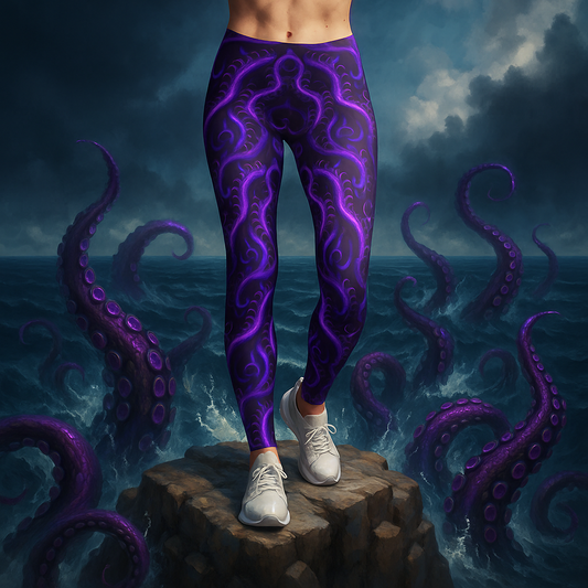 Purple Tentacle Leggings