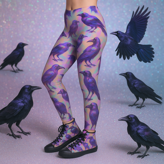 Iridescent Raven Leggings