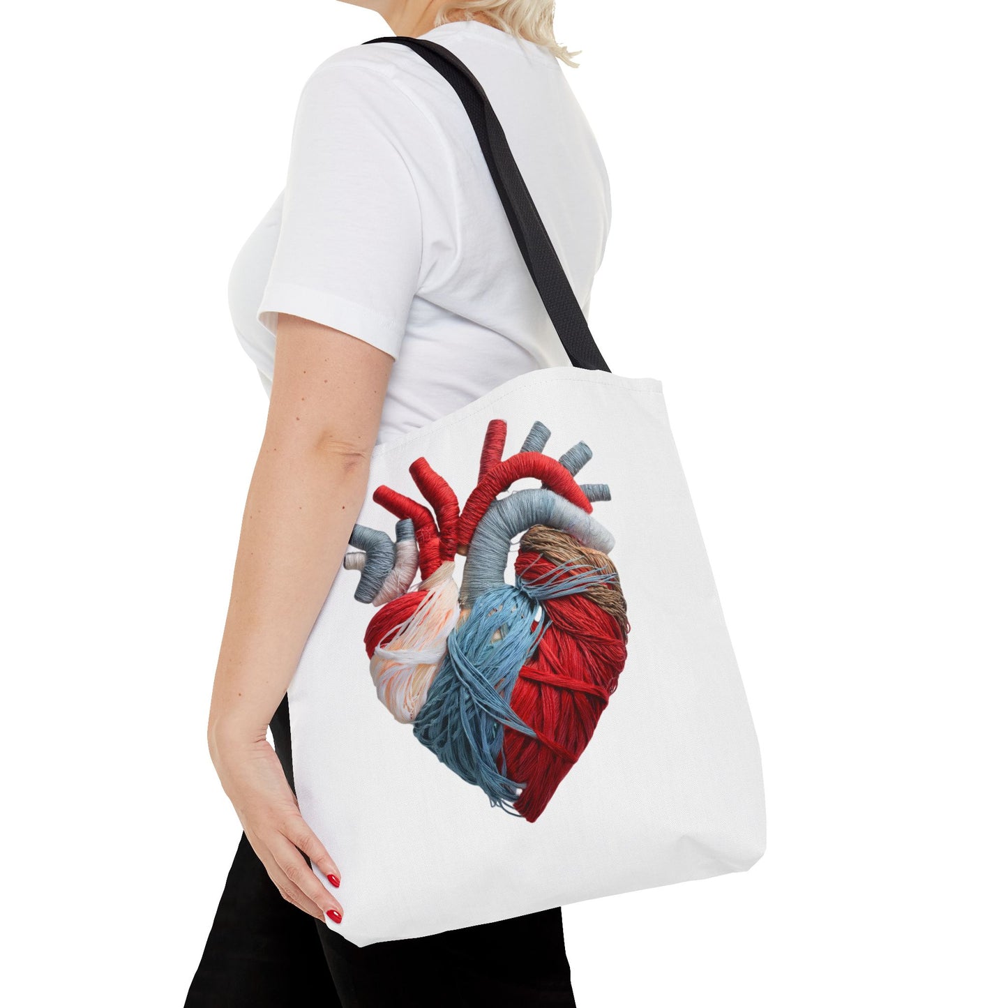 Yarn Heart Tote Bag