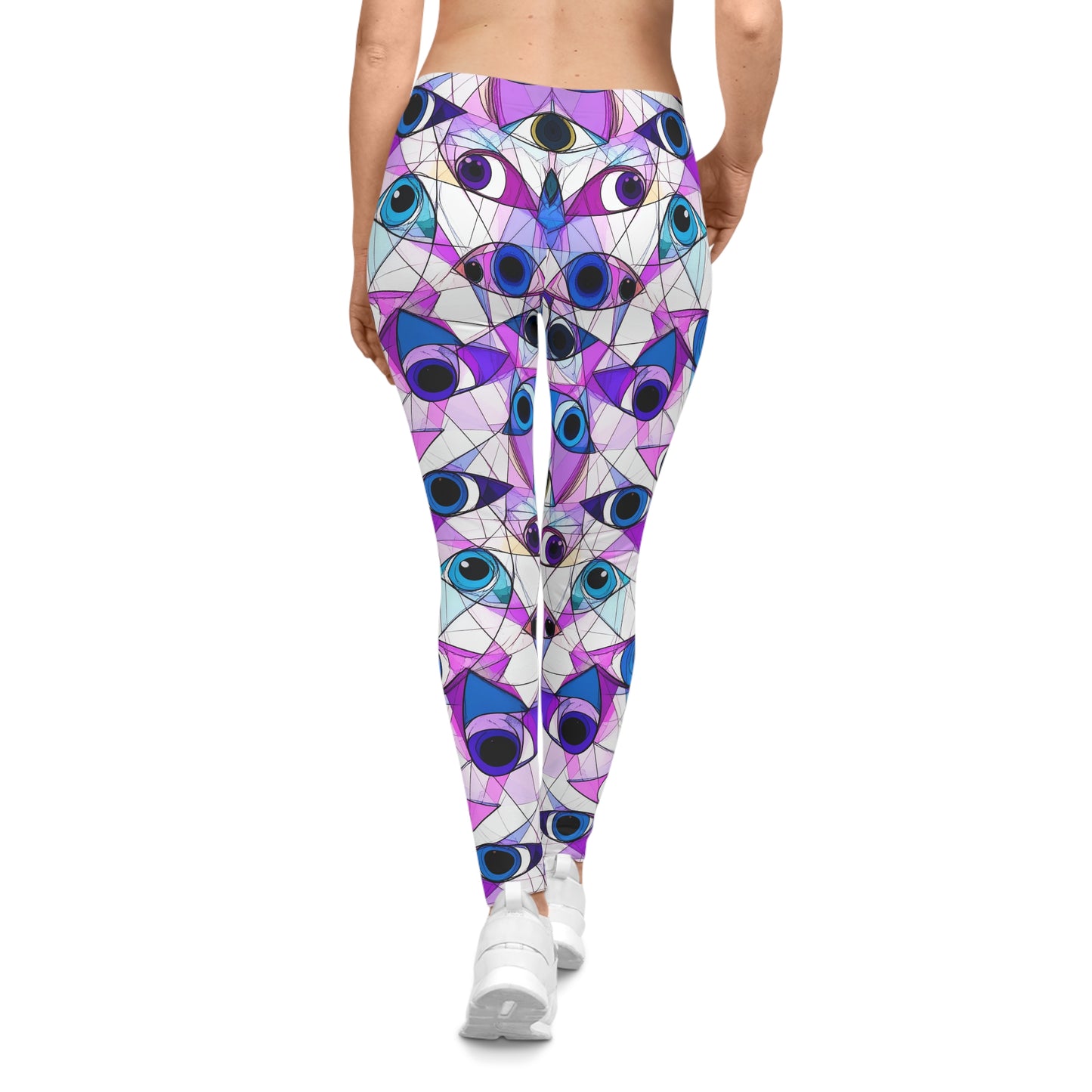 Artsy Cubist Eye Leggings