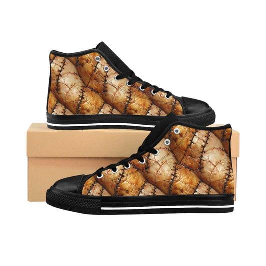 Stitched Flesh - Men's Classic High Top Sneaker