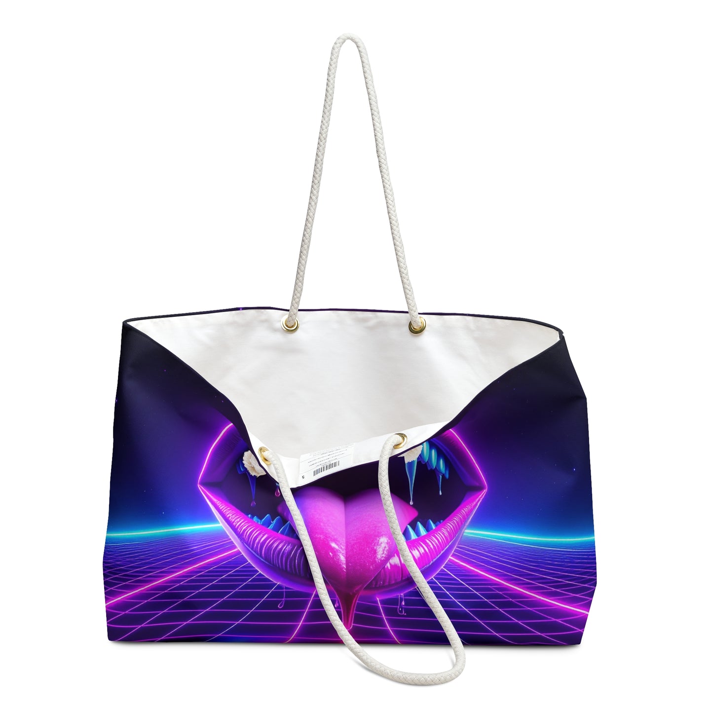Vaporwave Vamp Weekender Bag, Travel Tote
