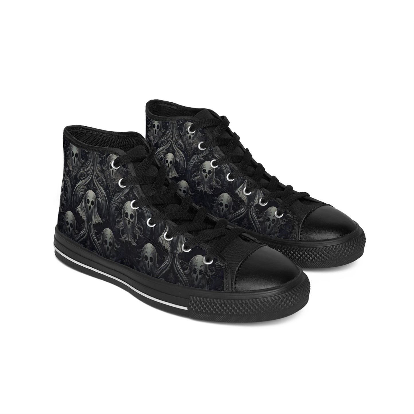 Art Nouveau Ghosties - Men's Classic Hight Top Sneakers