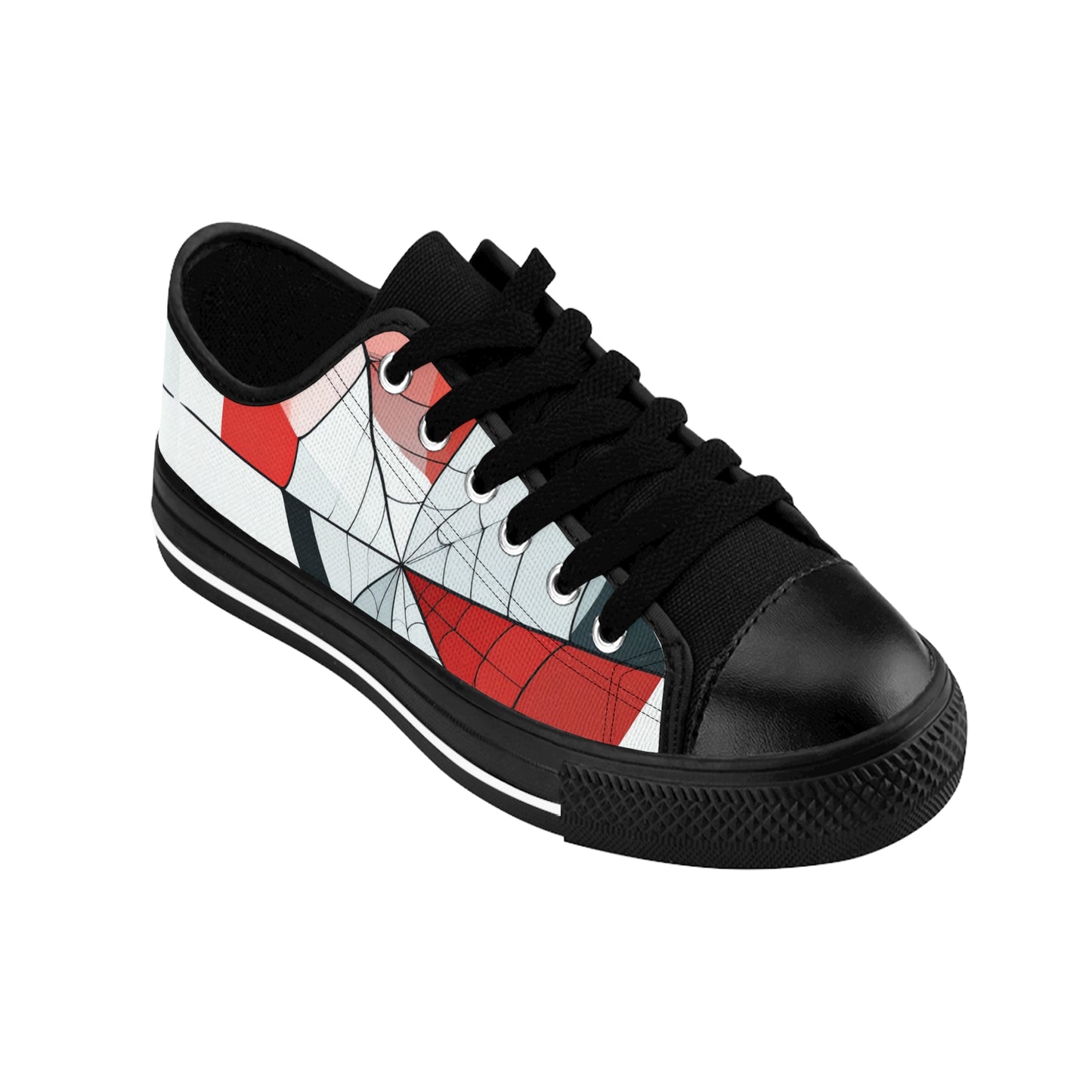 Spiderweb Cubism - Women's Classic Low Top Sneakers