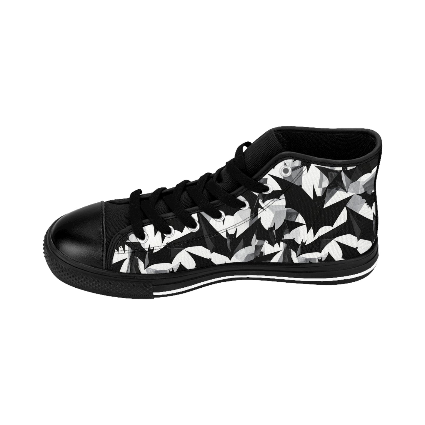 Bat Cubism - Men's Classic High Top Sneakers