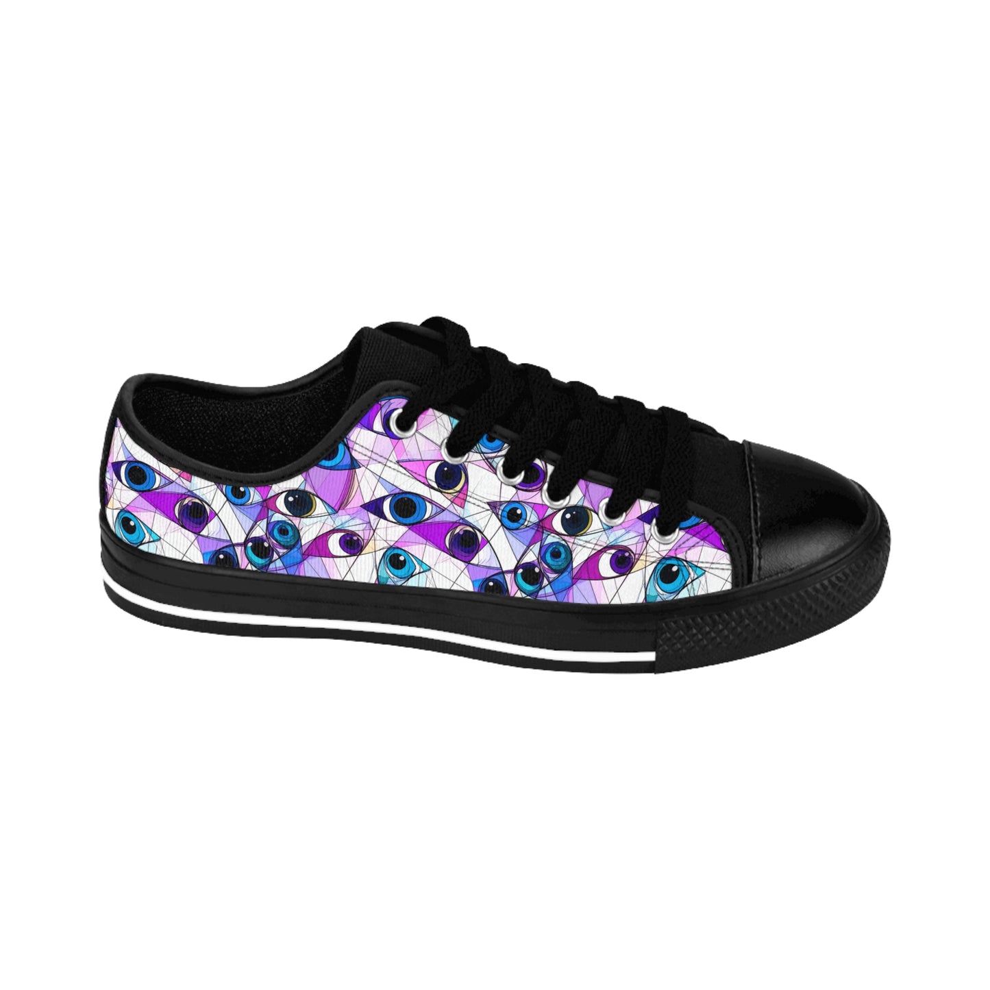 Eye Cubist Art - Women's Classic Low Top Sneakers