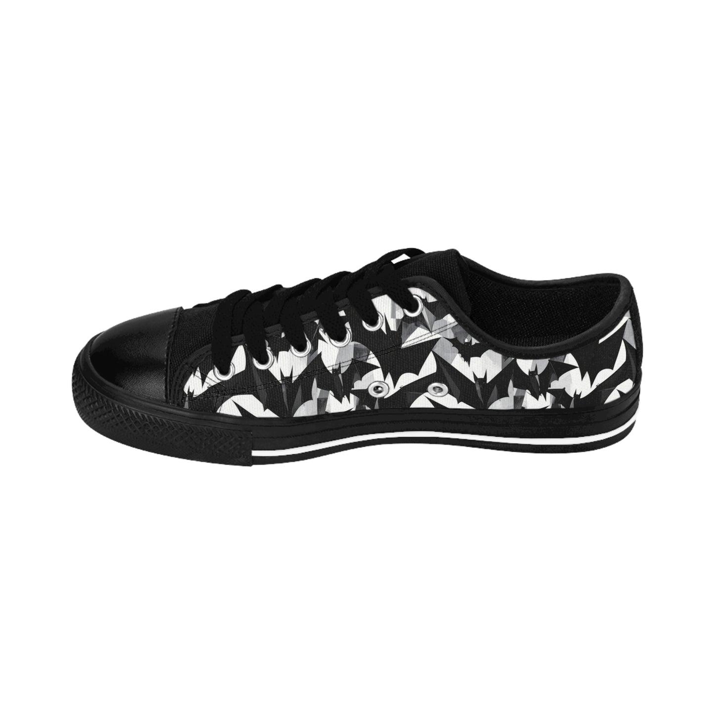 Bat Cubism - Women's Classic Low Top Sneakers