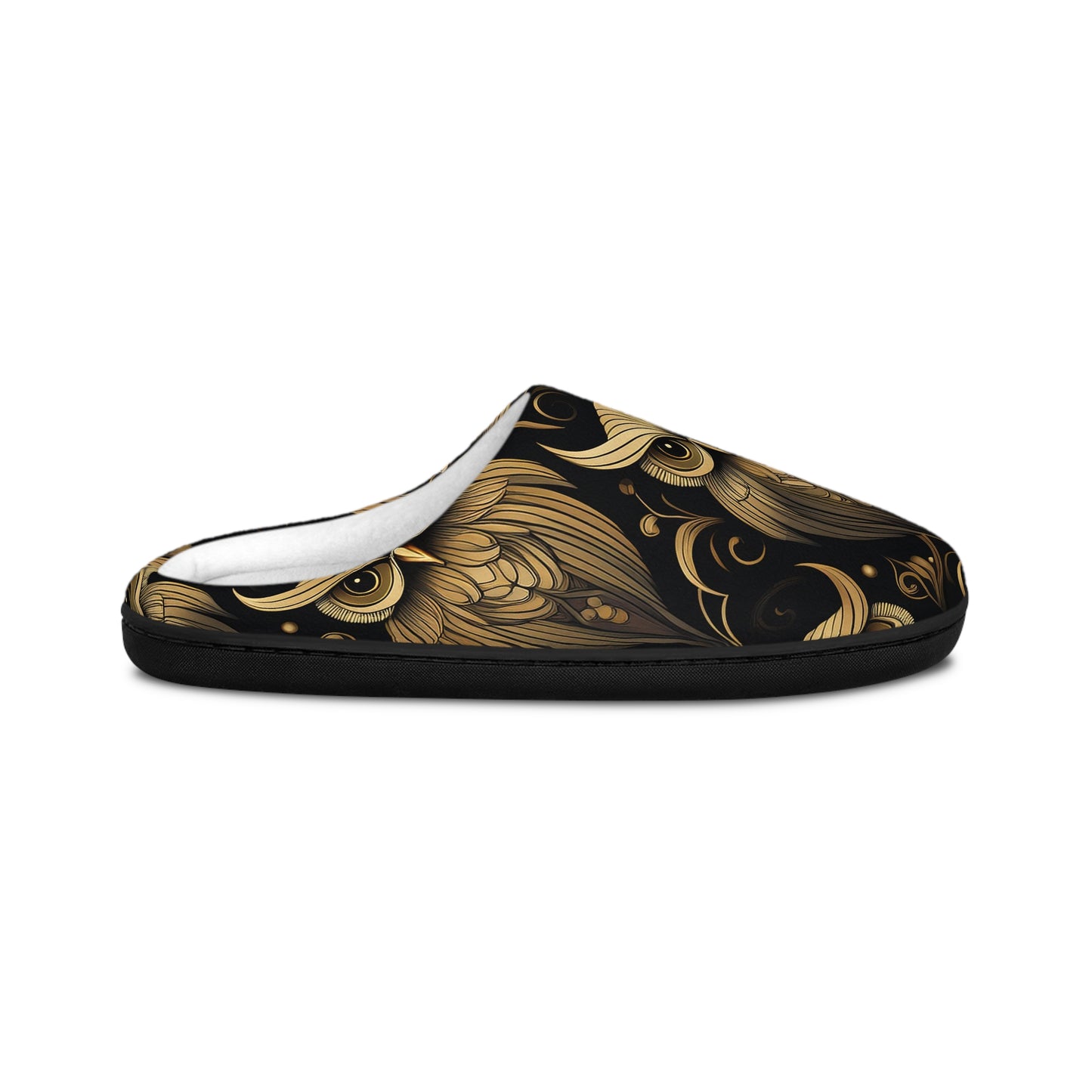 Art Deco Owl - Luxurious Women's Indoor Slippers