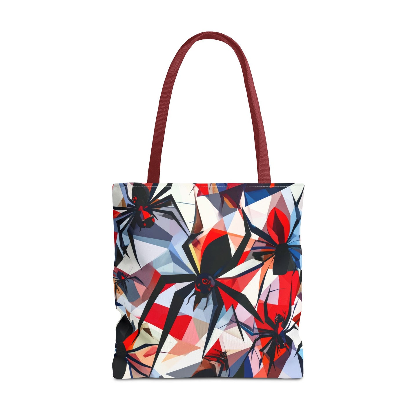 Stained Glass Cubist Style Spider Tote
