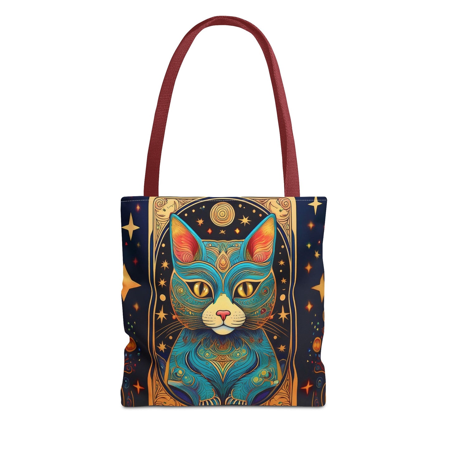 Tarot Style Cat Tote Bag