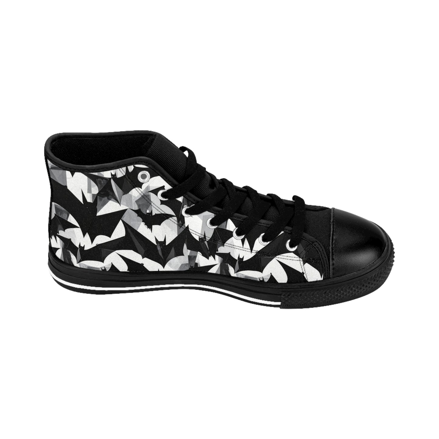 Bat Cubism - Women's Classic High Top Sneakers