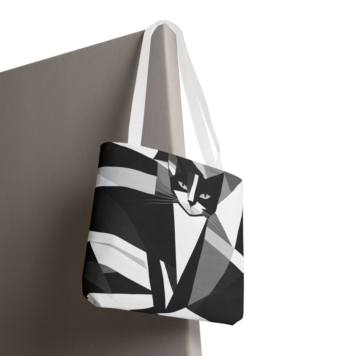 Cubist Cat Tote Bag