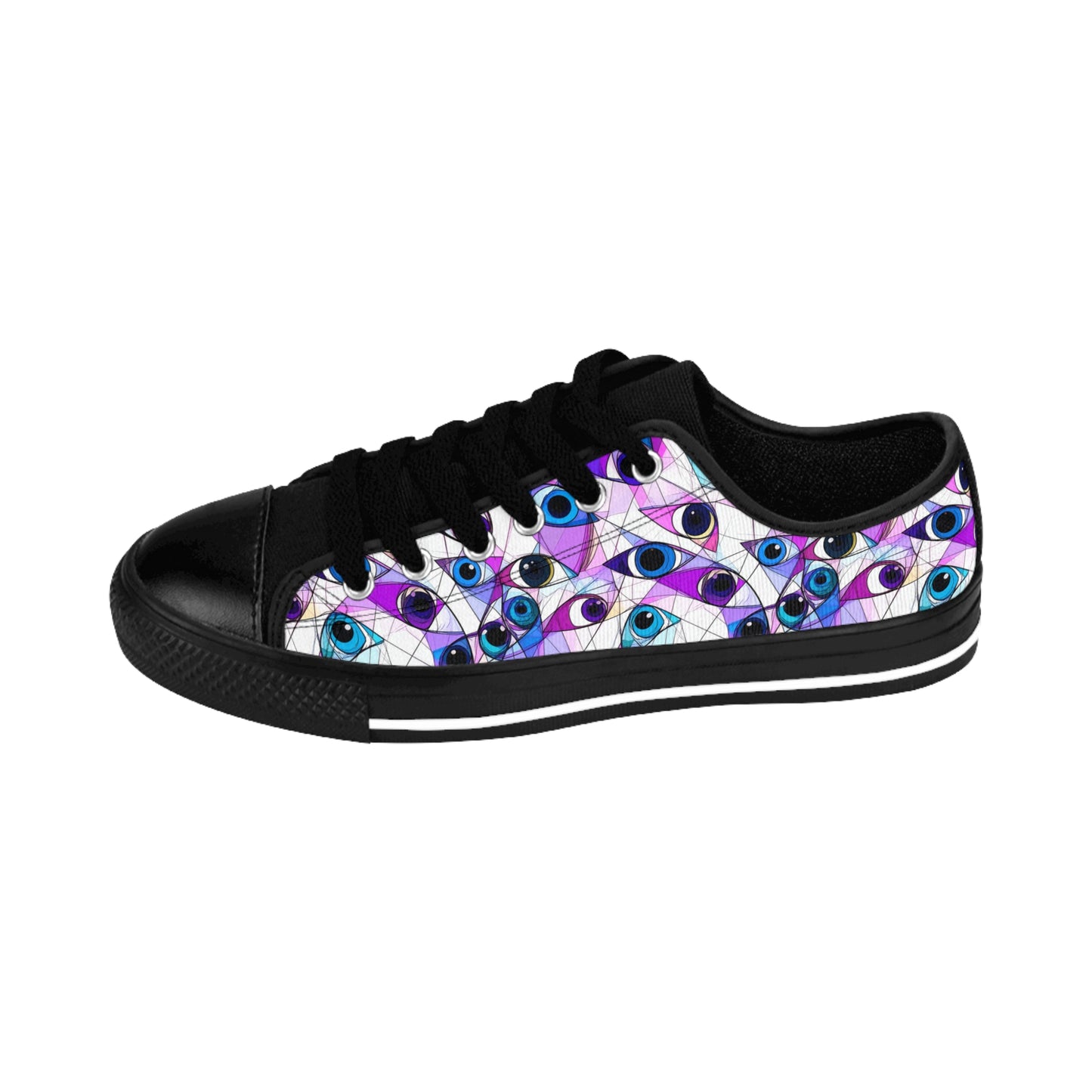 Eye Cubist Art - Women's Classic Low Top Sneakers