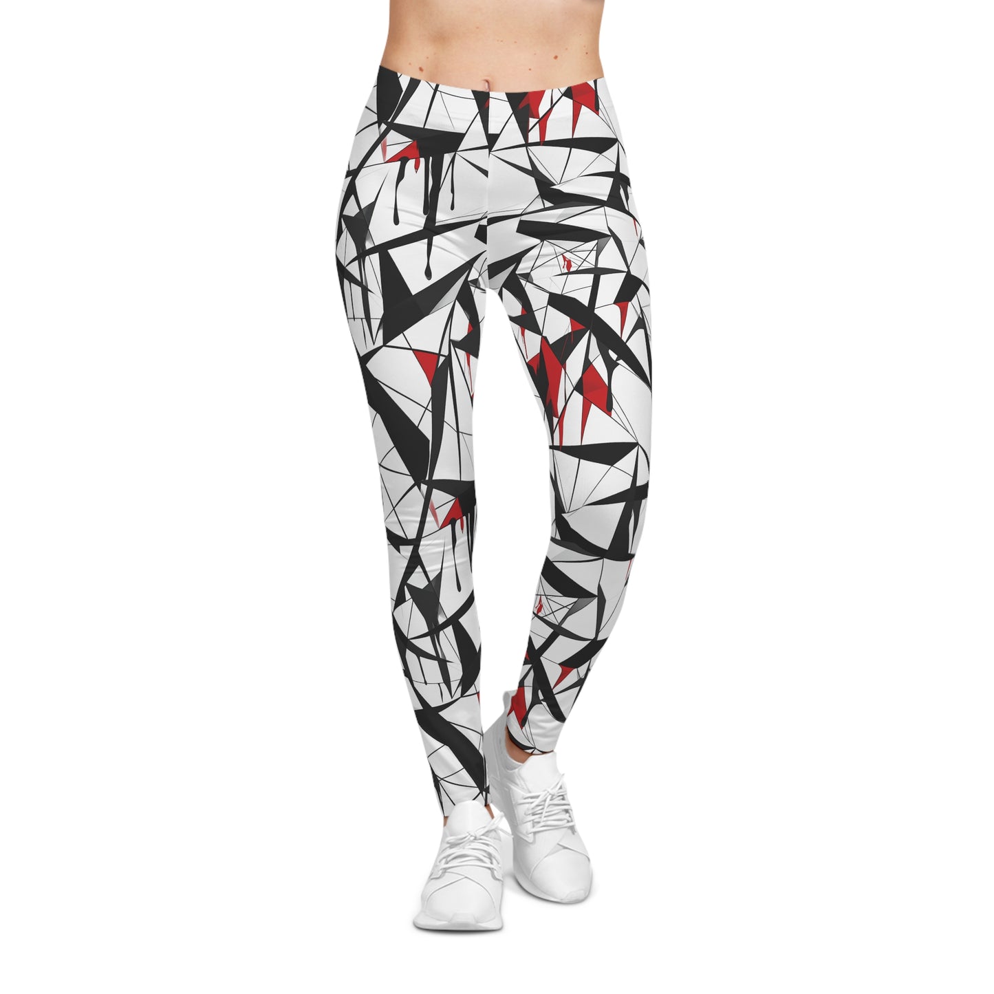 Cubist Glass Shards - Leggings