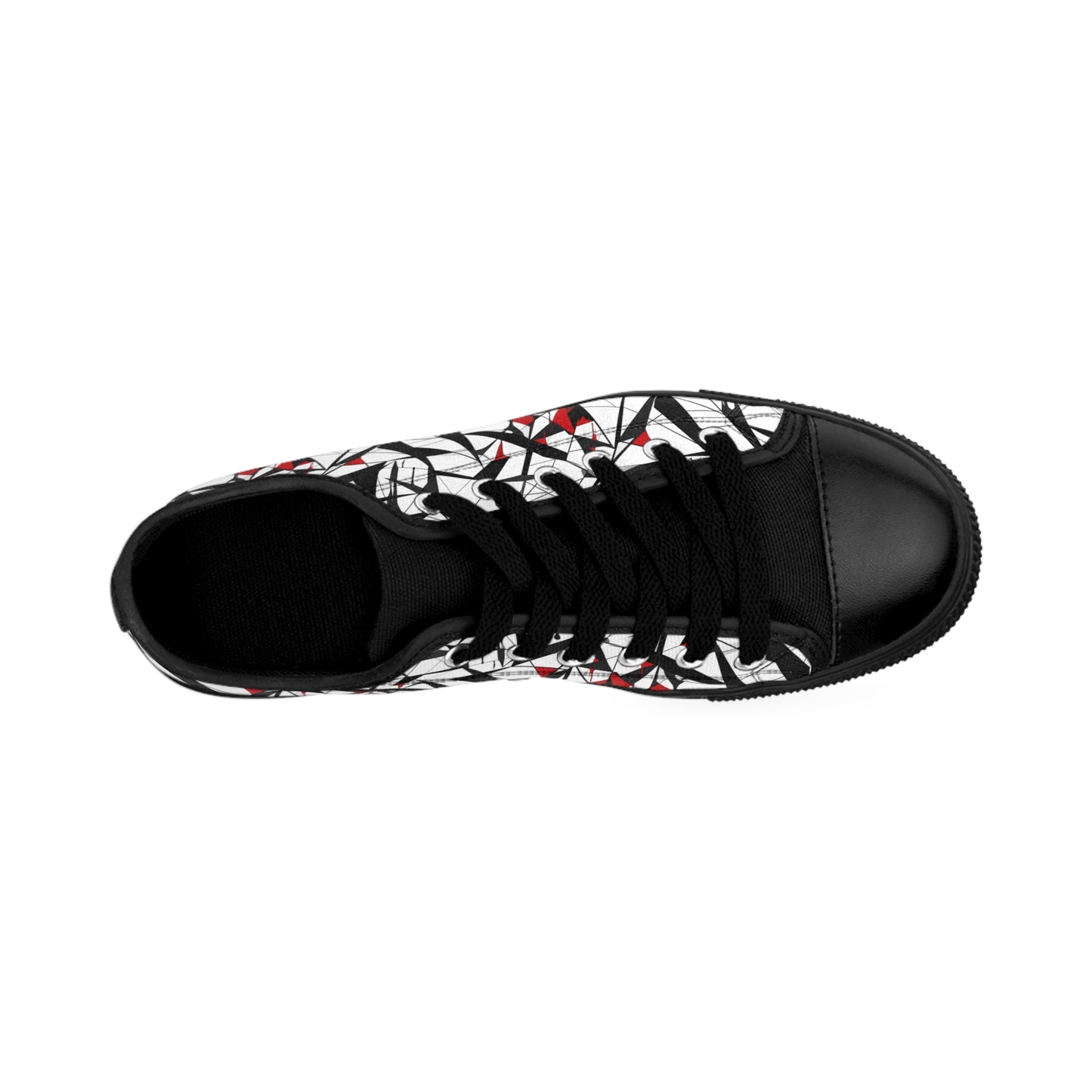 Broken Glass Cubism - Women's Classic Low Top Sneakers