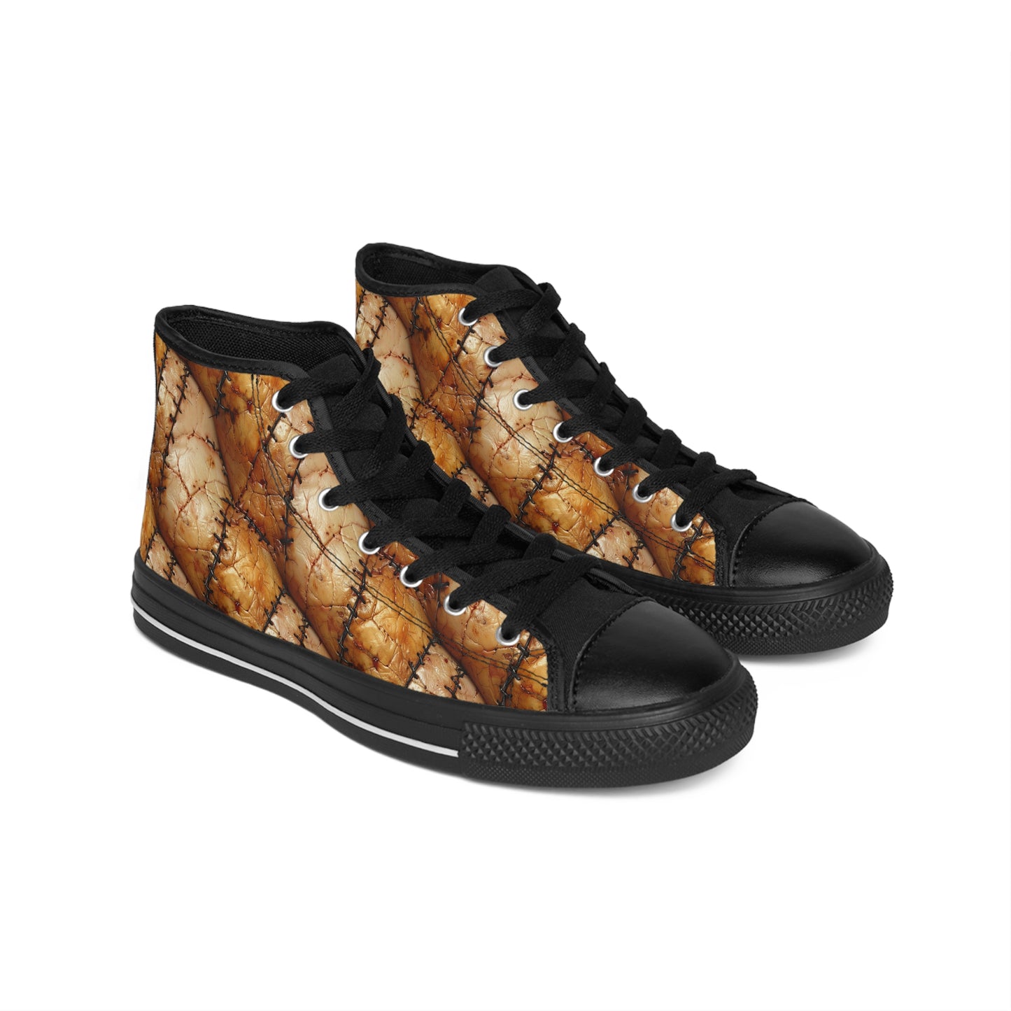 Stitched Flesh - Men's Classic High Top Sneaker