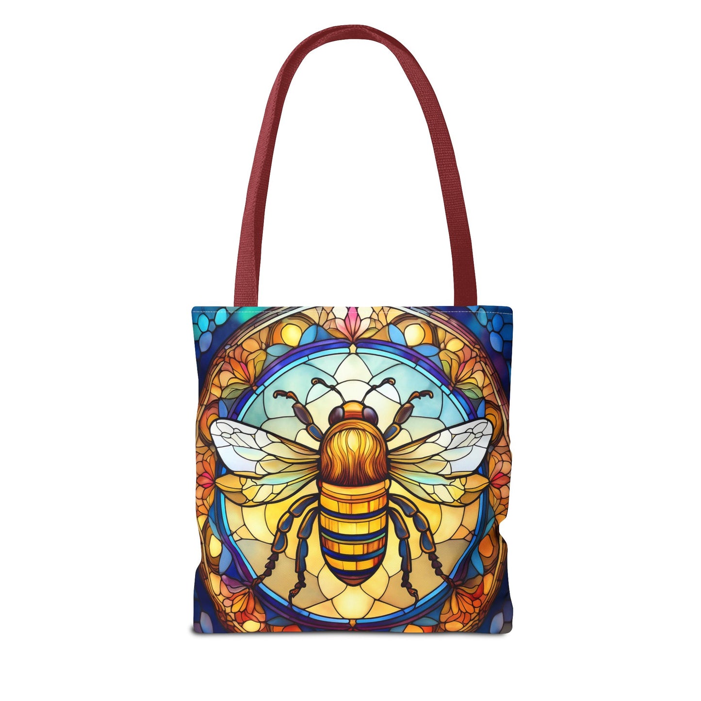 Stained Glass Bee Tote Bag