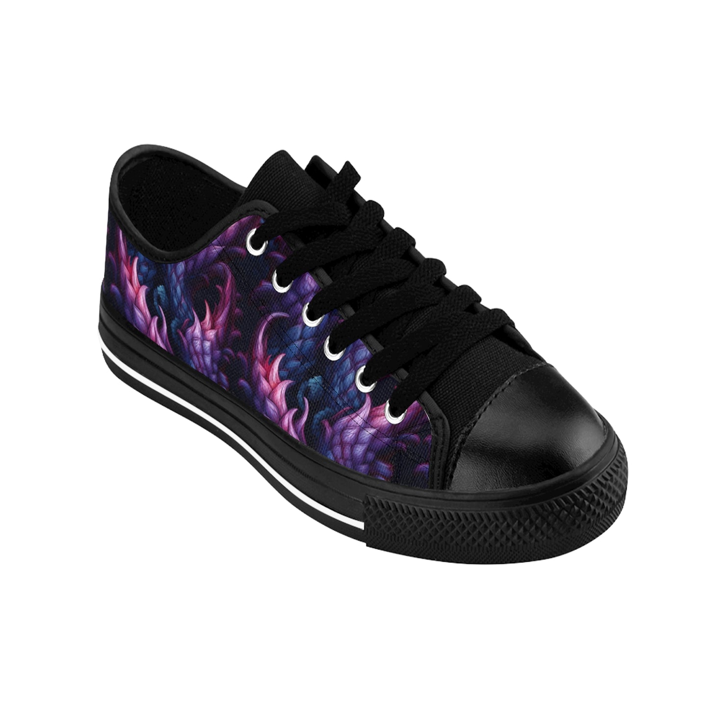 Pink & Purple Spiky Tentacles - Women's Classic Low Top Sneakers
