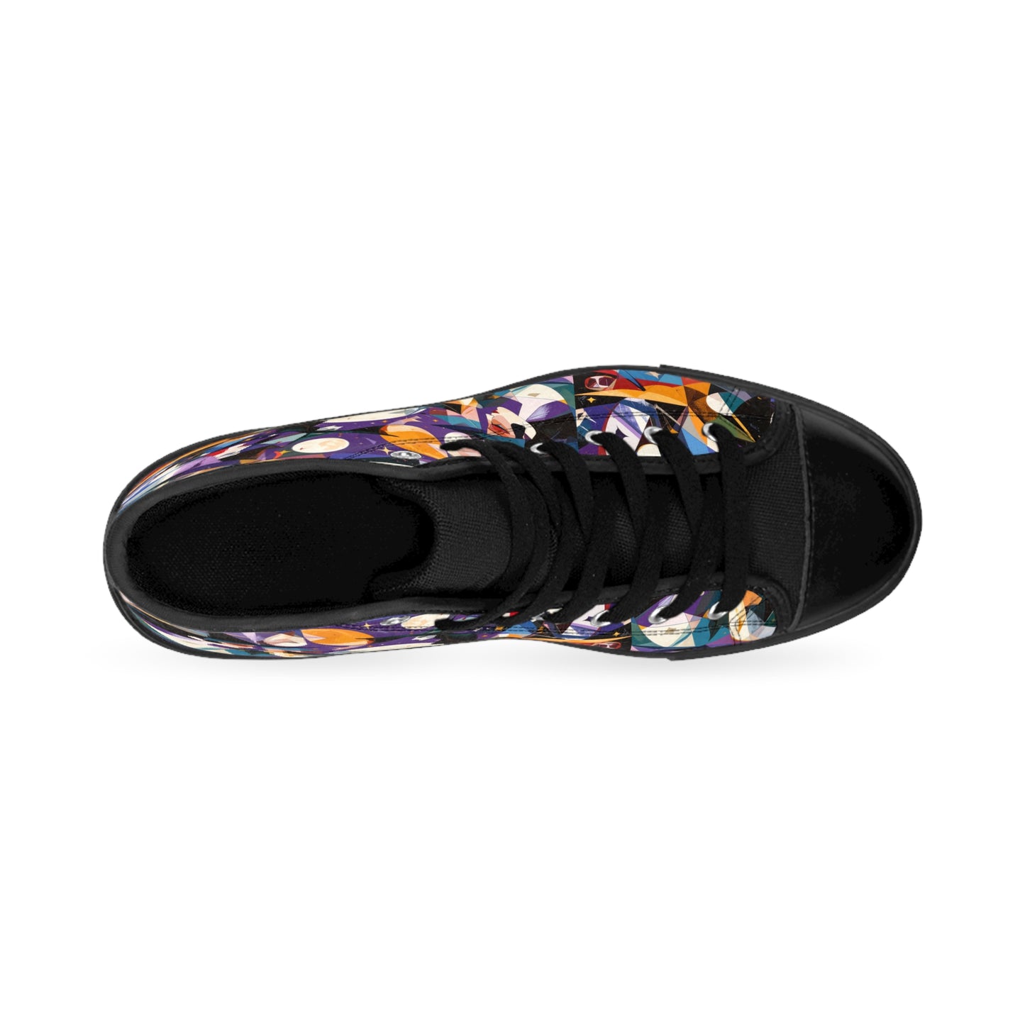 Witchy Cubism - Women's Classic High Top Sneakers
