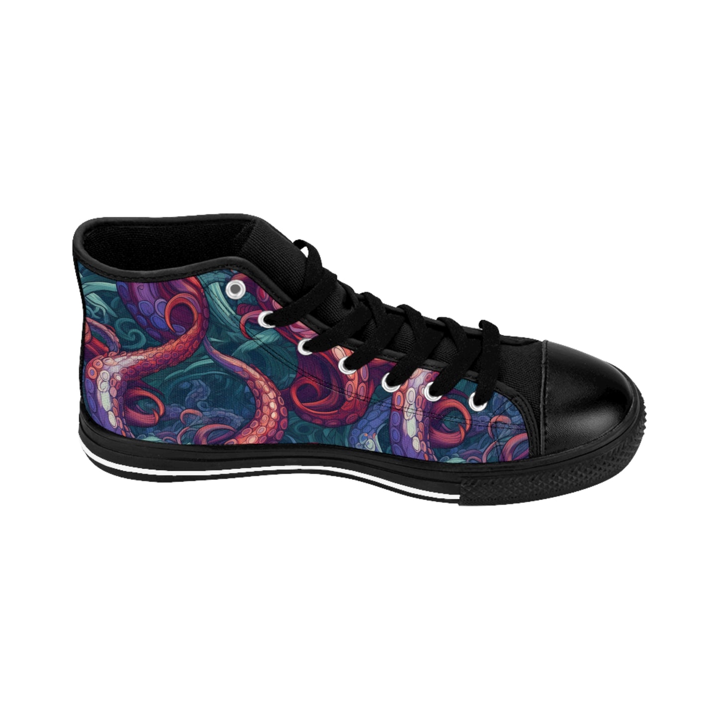 Tentacles - Women's Classic High Top Sneakers