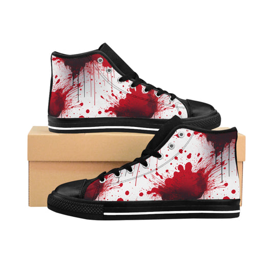 Blood Stained Women's Classic High-Top Sneakers
