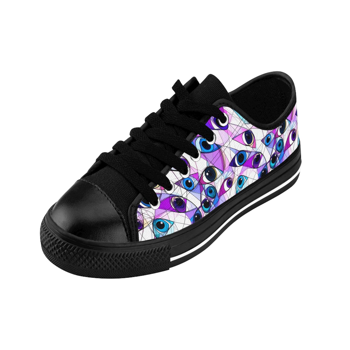 Eye Cubist Art - Women's Classic Low Top Sneakers