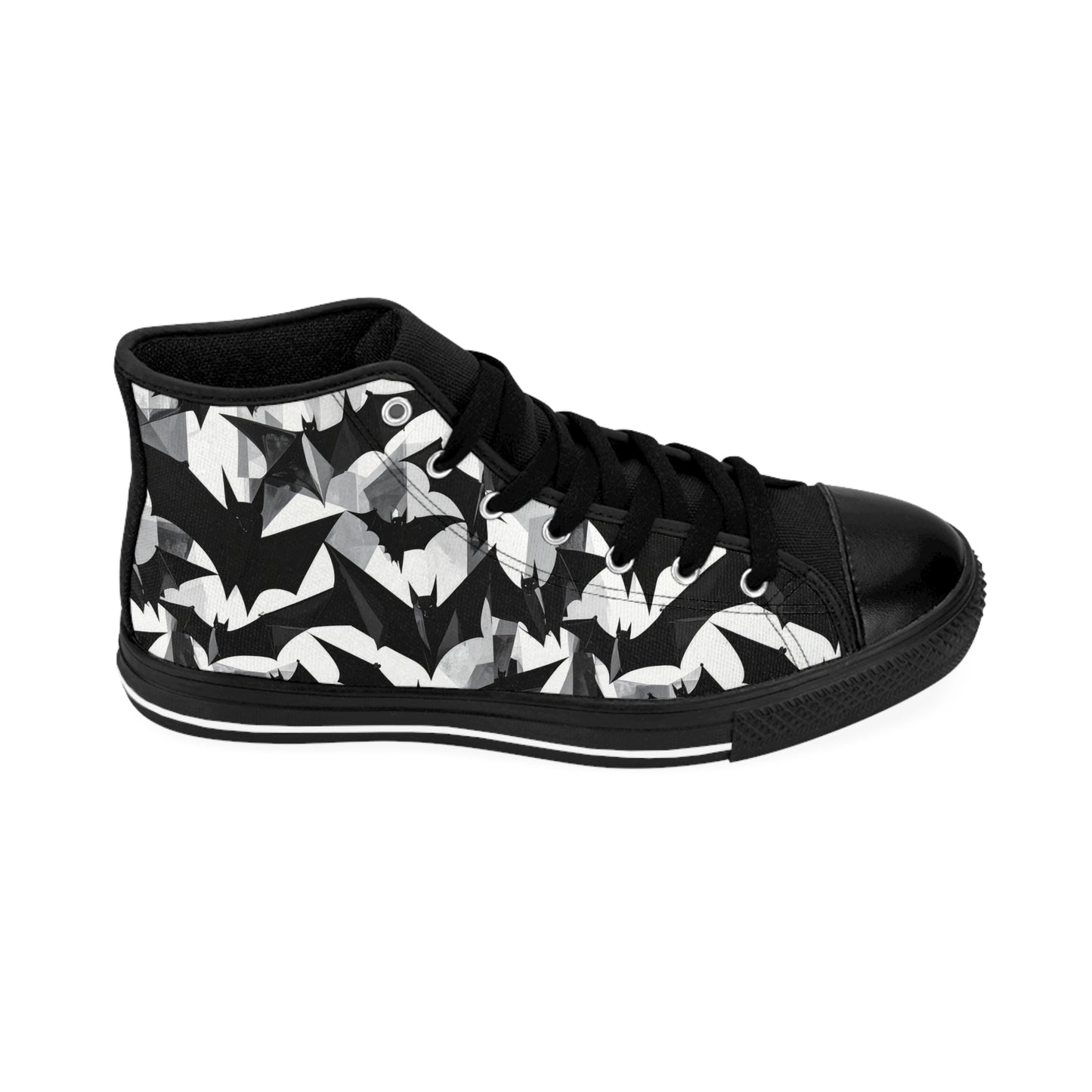 Bat Cubism - Men's Classic High Top Sneakers