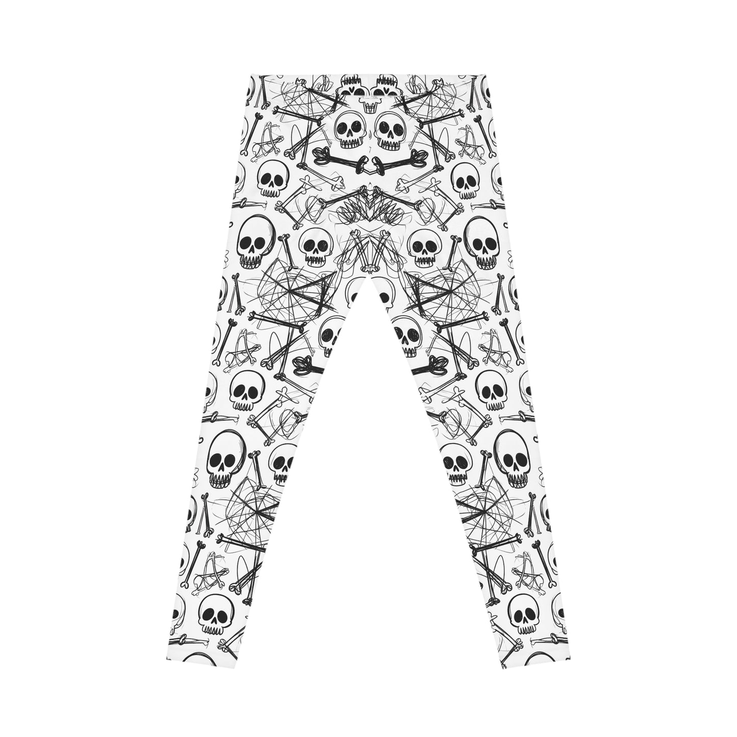 Doodle Skulls Leggings