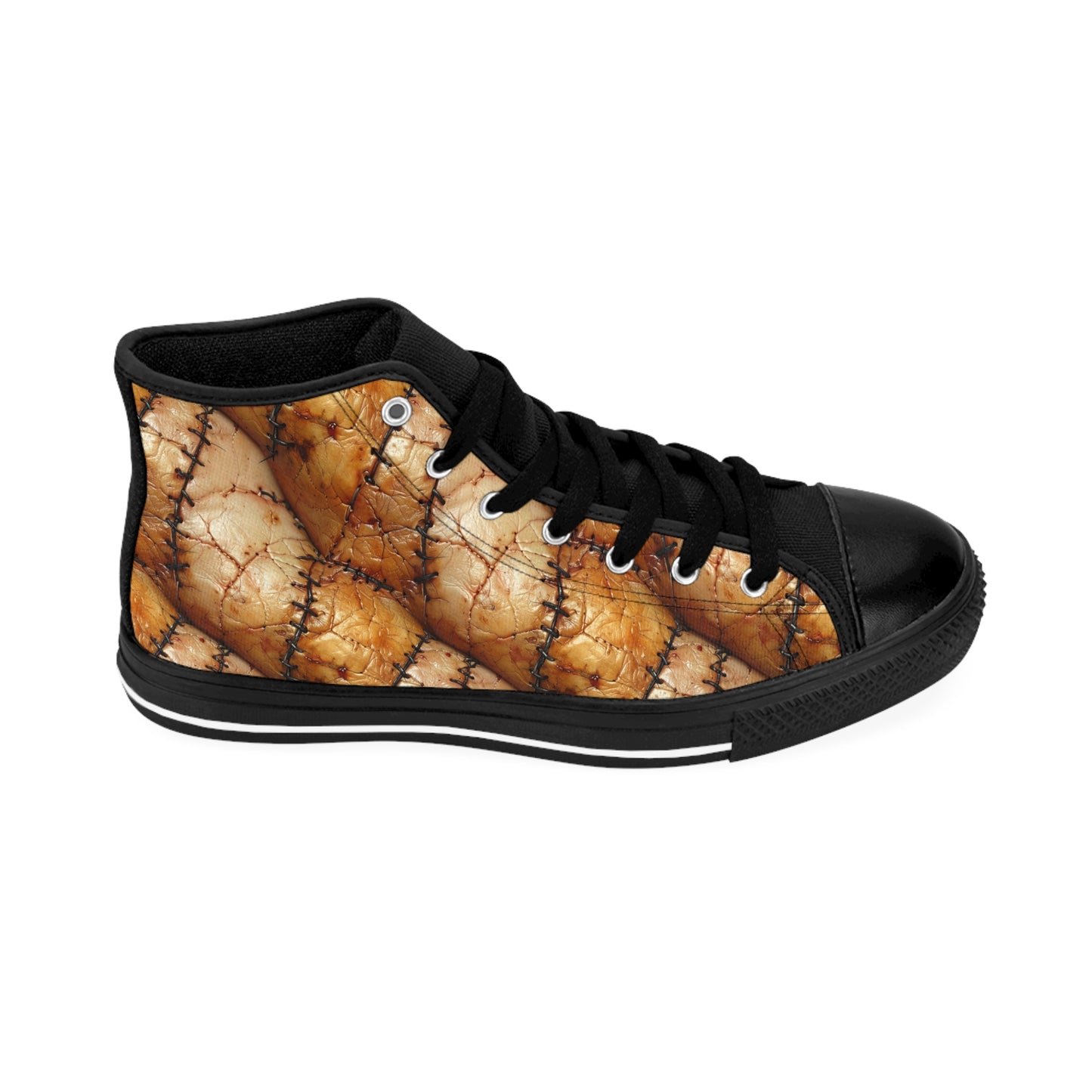 Stitched Flesh - Men's Classic High Top Sneaker